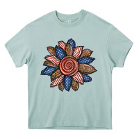 Arona american sunflower Heavy Core Tee - BundleAndBundleShop