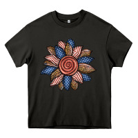 Asphalt american sunflower Heavy Core Tee - BundleAndBundleShop