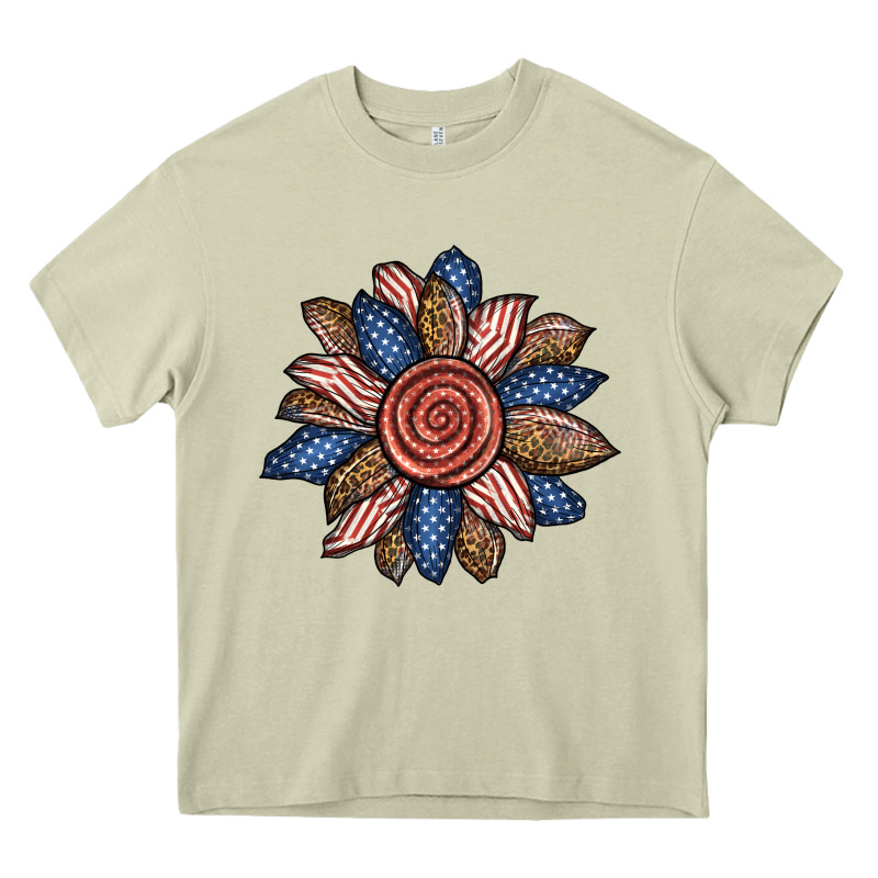 American Sunflower Heavy Core Tee by BundleAndBundleShop | Teevron