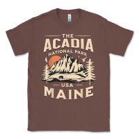 Chestnut acadia national park maine nature hike outdoors vintage t shirt Classic Tee - ArtMosaic