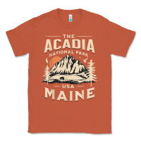 Copper acadia national park maine nature hike outdoors vintage t shirt Classic Tee - ArtMosaic