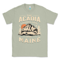 Matcha acadia national park maine nature hike outdoors vintage t shirt Classic Tee - ArtMosaic