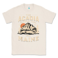 Natural acadia national park maine nature hike outdoors vintage t shirt Classic Tee - ArtMosaic