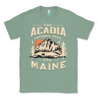 Sage acadia national park maine nature hike outdoors vintage t shirt Classic Tee - ArtMosaic