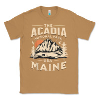 Toasted Coconut acadia national park maine nature hike outdoors vintage t shirt Classic Tee - ArtMosaic