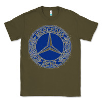 Army Green white amg Classic Tee - ArtMosaic
