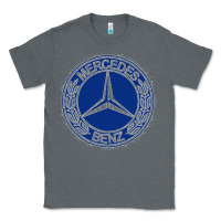 Charcoal Heather white amg Classic Tee - ArtMosaic