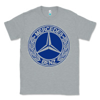 Heather Grey white amg Classic Tee - ArtMosaic