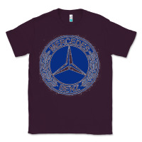 Plum white amg Classic Tee - ArtMosaic