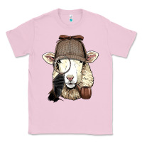Bubblegum Pink Detective Sheep Lamb Spy Investigator Farmer Sheep Lover 53 Classic Tee - ArtMosaic