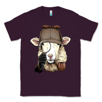 Plum Detective Sheep Lamb Spy Investigator Farmer Sheep Lover 53 Classic Tee - ArtMosaic