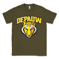 Army Green depauw clubs Classic Tee - ArtMosaic