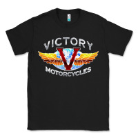Black Victory Motorcycles Classic Tee - ArtMosaic
