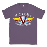 Lavender Victory Motorcycles Classic Tee - ArtMosaic