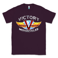 Plum Victory Motorcycles Classic Tee - ArtMosaic