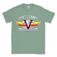 Sage Victory Motorcycles Classic Tee - ArtMosaic