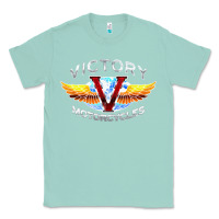 Seafoam Victory Motorcycles Classic Tee - ArtMosaic