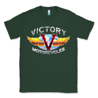 Sports Green Victory Motorcycles Classic Tee - ArtMosaic