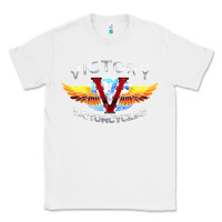 White Victory Motorcycles Classic Tee - ArtMosaic