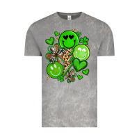 Cloud Rock st patrick's day green smile Vintage Tee - Artiststas