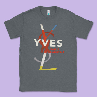 Yvessaintlaurent Classic Tee Designed By Artmosaic