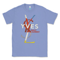 Colony Blue yvessaintlaurent Classic Tee - ArtMosaic