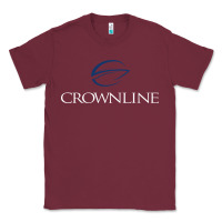 Burgundy Crownline Boats Classic Tee - ArtMosaic