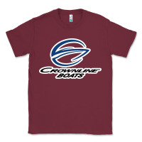 Burgundy Crownline Boats Classic Tee - ArtMosaic