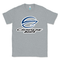 Heather Grey Crownline Boats Classic Tee - ArtMosaic