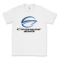 White Crownline Boats Classic Tee - ArtMosaic