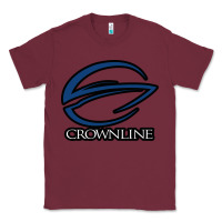 Burgundy Crownline Boats Classic Tee - ArtMosaic
