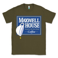Army Green maxwell house Classic Tee - ArtMosaic