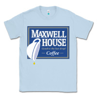 Dusty Blue maxwell house Classic Tee - ArtMosaic
