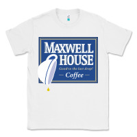 White maxwell house Classic Tee - ArtMosaic
