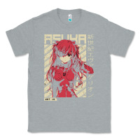 Heather Grey asuka evangelion Classic Tee - ArtMosaic