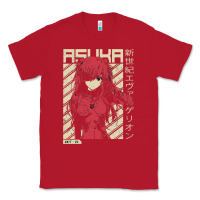 Red asuka evangelion Classic Tee - ArtMosaic