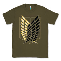 Army Green Shingekis no kyojinn Classic Tee - ArtMosaic