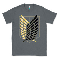 Charcoal Heather Shingekis no kyojinn Classic Tee - ArtMosaic