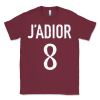 Burgundy j’adior 8 Classic Tee - ArtMosaic
