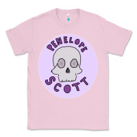 Bubblegum Pink Penelope Scott Skeleton Classic Tee - ArtMosaic