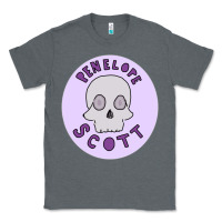 Charcoal Heather Penelope Scott Skeleton Classic Tee - ArtMosaic