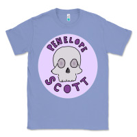 Colony Blue Penelope Scott Skeleton Classic Tee - ArtMosaic