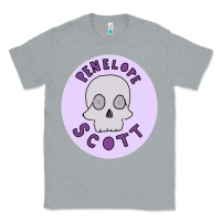 Heather Grey Penelope Scott Skeleton Classic Tee - ArtMosaic