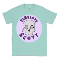 Seafoam Penelope Scott Skeleton Classic Tee - ArtMosaic