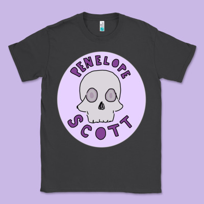 Penelope Scott Skeleton Classic Tee Designed By Artmosaic