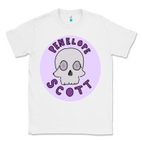 White Penelope Scott Skeleton Classic Tee - ArtMosaic