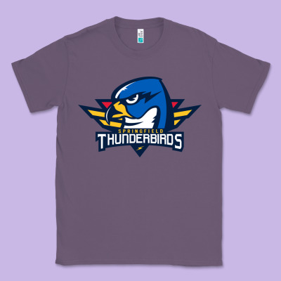 Springfield Thunderbirds Classic Tee Designed By Artmosaic