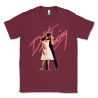 Burgundy Dirty Dancing DIRTY DANCING Classic Classic Tee - ArtMosaic