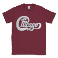 Burgundy Chicago Transit Authority Classic Tee - ArtMosaic