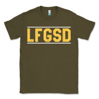 Army Green Exclusive Brown LFGSD Official Fun Design T Shirt Classic Tee - ArtMosaic